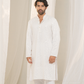 Sheesh-Mahal White Georgette Mirror Kurta