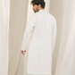 Sheesh-Mahal White Georgette Mirror Kurta