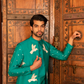 Majestic Falcon Green Indowestern