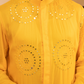 Radiant Google Yellow Mirror Foil Kurta Set