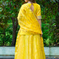 Amber Yellow Gota Lehanga