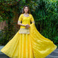 Amber Yellow Gota Lehanga