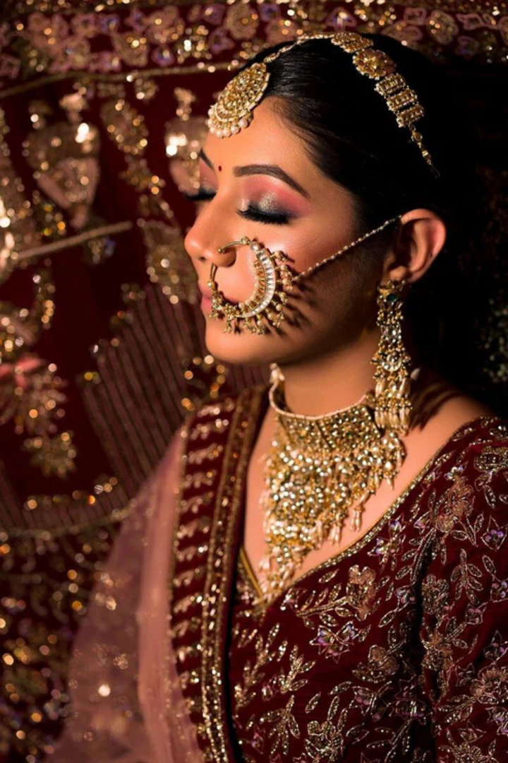 Red Velvet Bridal Lehenga