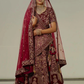 Red Velvet Bridal Lehenga