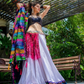 Navratri White Lehenga Choli