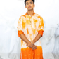 Stylish Orange Batik Kurta