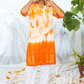 Stylish Orange Batik Kurta