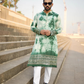 Handicraft Green Tie-Dye Kurta
