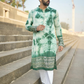 Handicraft Green Tie-Dye Kurta