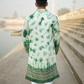 Handicraft Green Tie-Dye Kurta