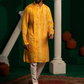 Mellow Yellow Batik Kurta
