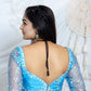 Blue Floral Lehenga Choli And Dupatta