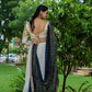 White Silk Lehenga With Gajji Dupatta