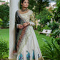 White Silk Lehenga With Gajji Dupatta