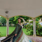 White Silk Lehenga With Gajji Dupatta