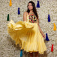 Yellow Ruffle Frock