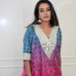 Bhandhani Mirror Kaftan Kurta With Pant