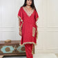 Laal Kaftan Mirror Cord Set