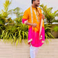 Diasy Candy Round Mirror Kurta with Dupatta