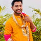 Diasy Candy Round Mirror Kurta with Dupatta
