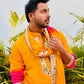 Diasy Candy Round Mirror Kurta with Dupatta