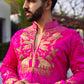 Rani Pink Hathi Ghoda Kurta