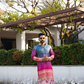 The Prussian Shaded Blue and Pink Kurta