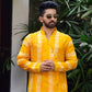Yellow Optimism White Batik Kurta