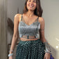 Odette Crop Top and Lehenga