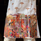 White Kurta with Beautiful Rainbow Embroidery