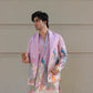 Rose Purple Rangeela Mor Kurta With Koti