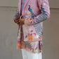 Rose Purple Rangeela Mor Kurta With Koti