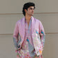Rose Purple Rangeela Mor Kurta With Koti