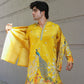 Yellow Rangeela Mor Kurta With Koti