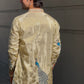 Safed Rangeela Mor Kurta With Koti