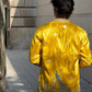 Yellow Rangeela Mor Kurta With Koti