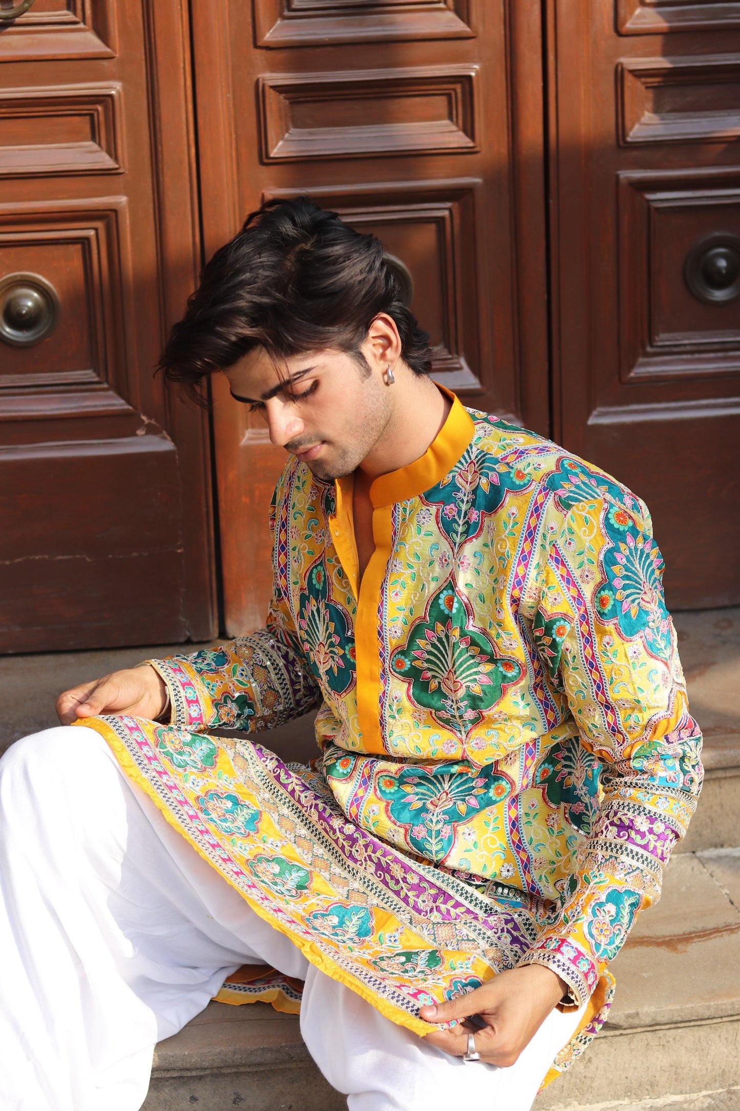 RajaRani Yellow Kurta