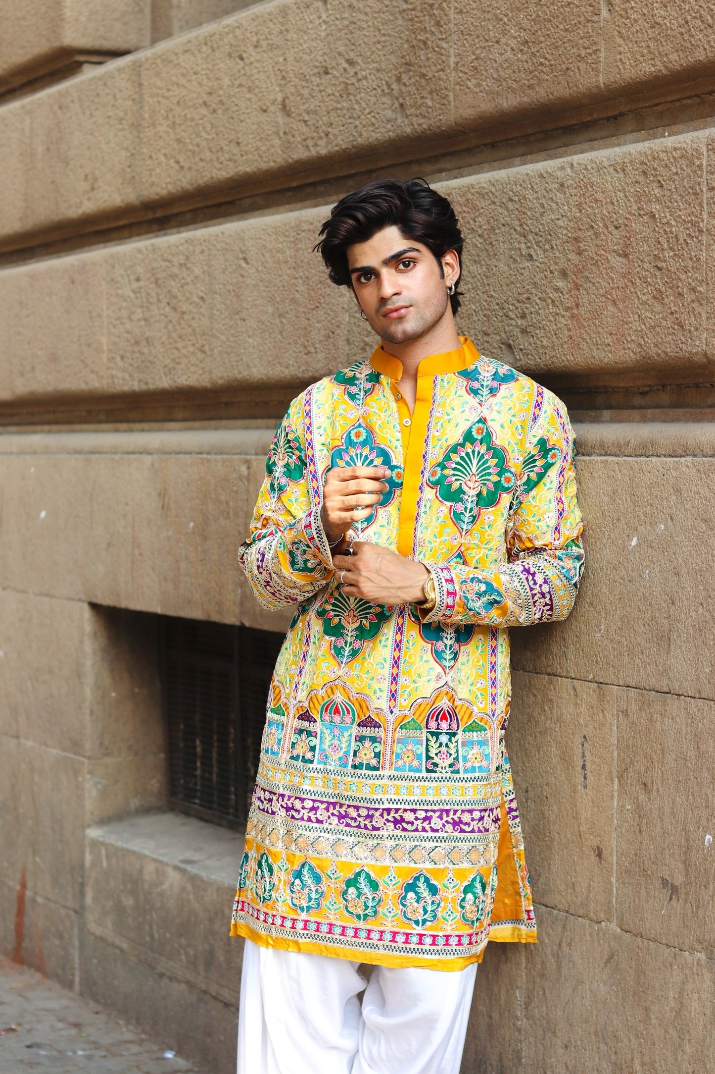 RajaRani Yellow Kurta