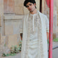 Off White Embriodery Elephant Koti , Kurta And Dupatta