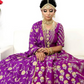 Purple Silk Lehenga