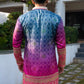 The Prussian Shaded Blue and Pink Kurta