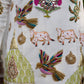 White salt cream multicolour embrioder kurta