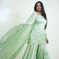 Pistachio Green Mirror Sharara Kurta