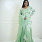 Pistachio Green Mirror Sharara Kurta